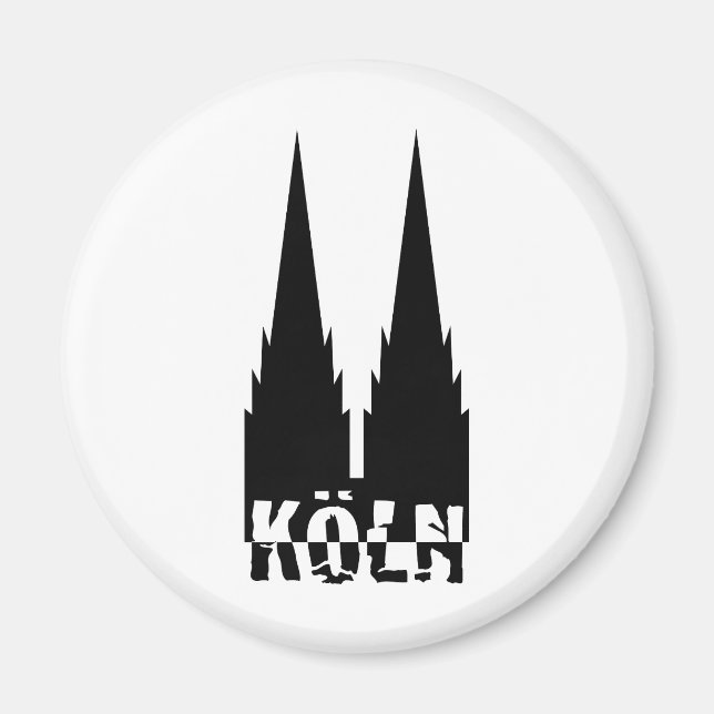 koeln icon magnet (Front)