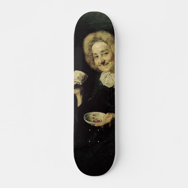 Kofetarica Coffee Drinker Painting Skateboard (Front)
