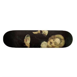 Kofetarica Coffee Drinker Painting Skateboard