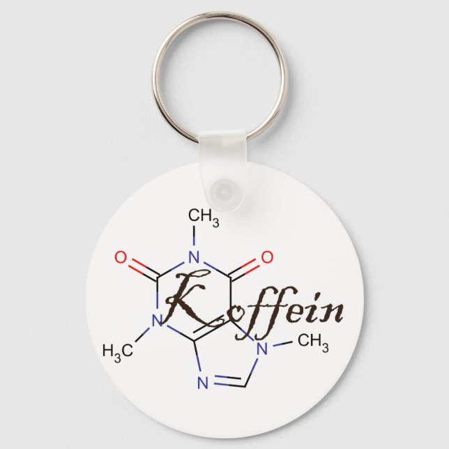 Koffein Formel Keychain (Front)