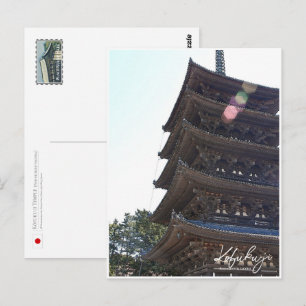 Kofukuji Temple (Five-stored pagoda) postcard