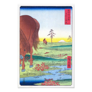 Kogane Plain in Shimōsa Province   Hiroshige   Photo Print