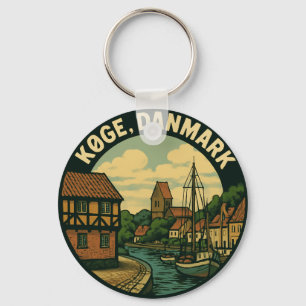 Køge Denmark Old Town Keychain