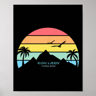 Koh Larn Thailand Phuket Souvenir Pattaya Gift Ngk Poster