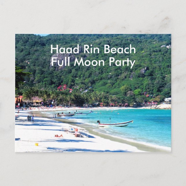 Koh Phangan Island Thailand Postcard (Front)