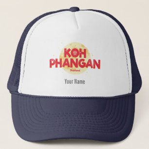 Koh Phangan with moon vintage island Thailand Lugg Trucker Hat