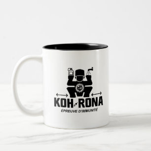 KOH-RONA, THE IMMUNITY TEST! Two-Tone COFFEE MUG