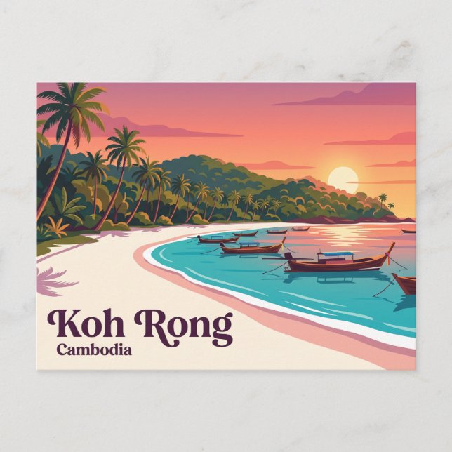 Koh Rong Cambodia Postcard (Front)