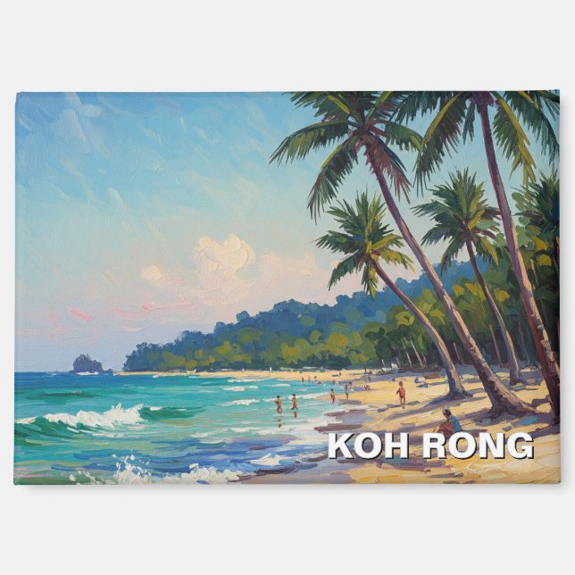 Koh Rong Cambodia Travel Magnet (Front)