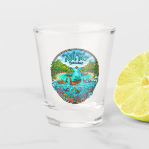 Koh Tao Thailand Shot Glass