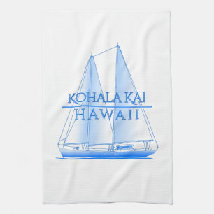 Kohala Kai Coastal Nautical Sailing Sailor Kitchen Towel