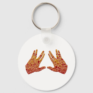 Kohen Hands Keychain