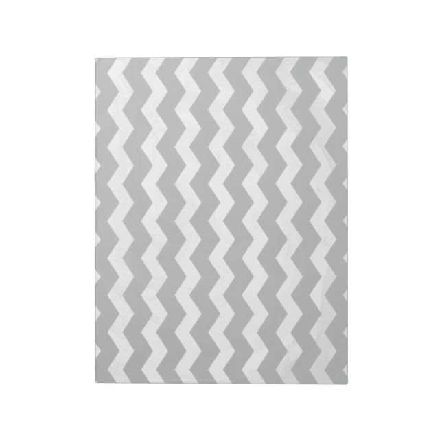 Kohl Black Chevron Pattern Notepad (Rotated)