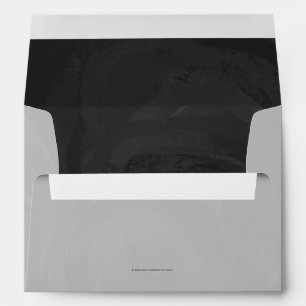 Kohl Black Monogram Personalized Envelope