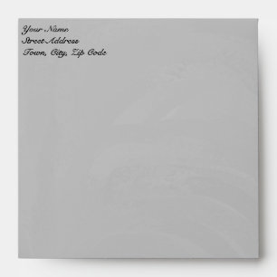 Kohl Black Monogram Personalized Envelopes