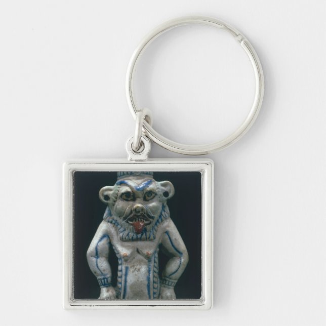 Kohl pot in the form of the god Bes, New Kingdom, Keychain (Front)