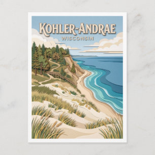 Kohler-Andrae State Park Sheboygan Wisconsin Postcard