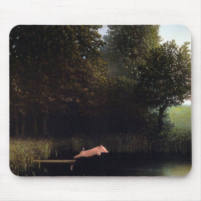 Kohler Pig Painting Mouse Pad (Front)