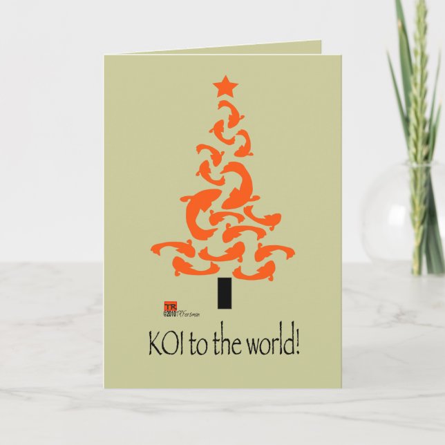 KOI à la carte graphique 2 de Noël du monde (Devant)