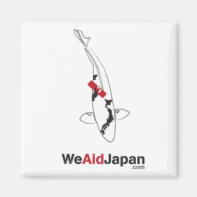 Koi Bandaid Magnet 鯉 Rechercher ド エ ド グ ン マ (Devant)