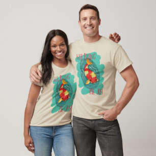 Koi Bring Me Joy Fun Fish Love Slogan T-Shirt