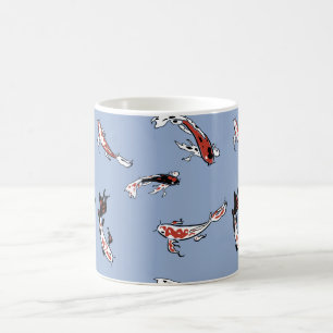 Koi Carp Fish Pattern Coffee Mug