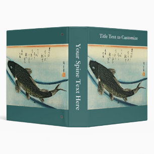Koi (Carp) - Hiroshige's Japanese Fish Print Binder