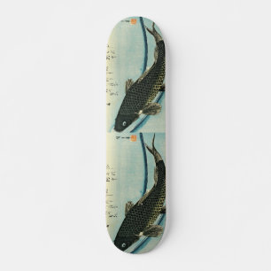 Koi (Carp) - Hiroshige's Japanese Fish Print Skateboard