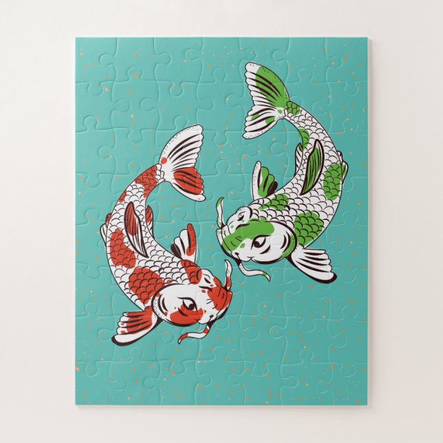 Koi Carp Jigsaw Puzzle (Vertical)