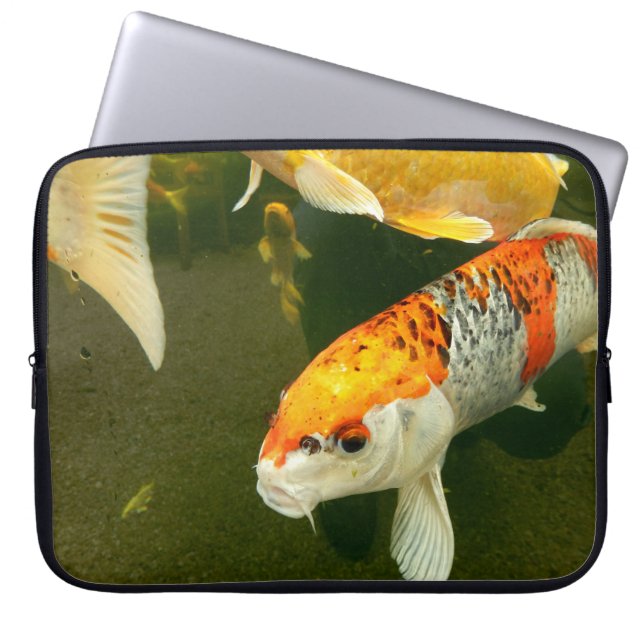 Koi Carp Laptop Sleeve (Front)