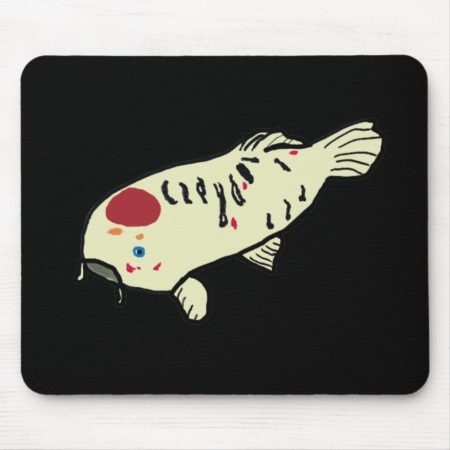 Koi Carp Mouse Pad (Front)