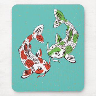 Koi Carp Mouse Pad