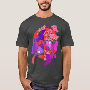 Koi Carp Taisho Sanke Koi Fish Pond Sakura Koi Car T-Shirt