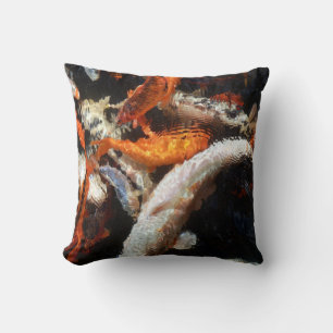 Koi Carp Throw Cushion