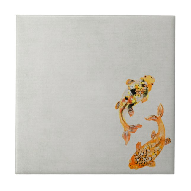 Koi carp tile (Front)