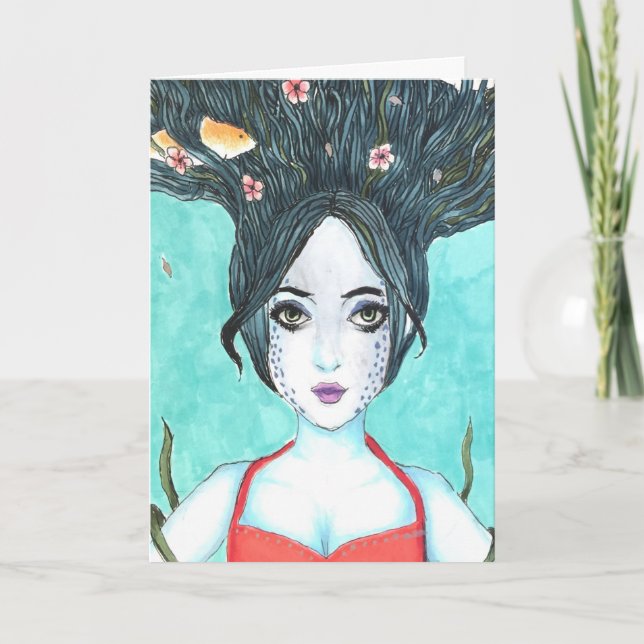 Koi Copic Art Card (Front)