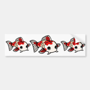 Koi Design Bumper Sticker