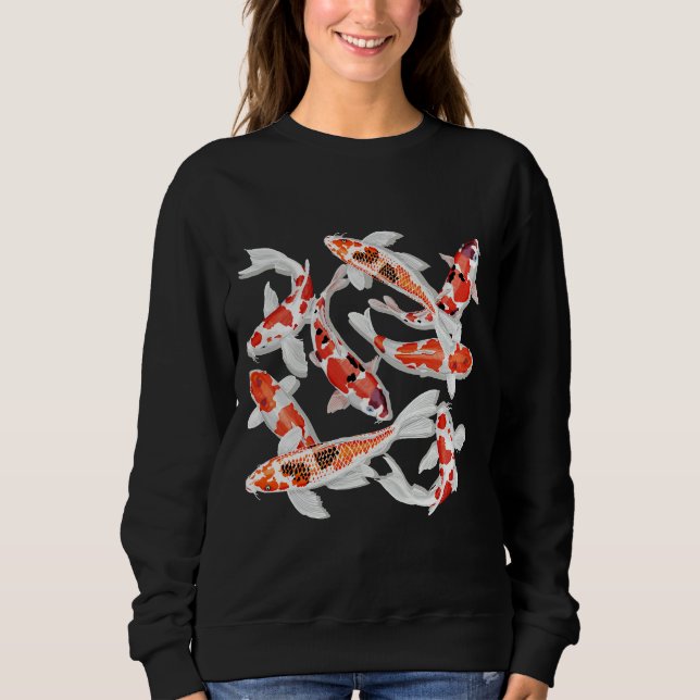 Koi Fish 321 Sweatshirt (Front)