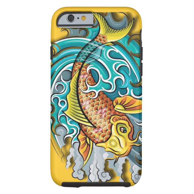 Koi Fish Art Case-Mate iPhone Case (Back)