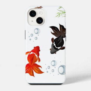 koi fish art, japanese koi, zen decor, underwater iPhone 14 case