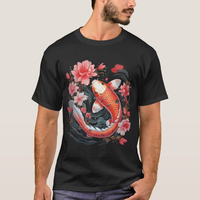 koi fish art T-Shirt (Front)