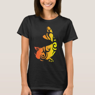Koi Fish Artwork Tribal Tattoo Japanese Water Gard T-Shirt