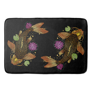 Koi Fish Bath Mat