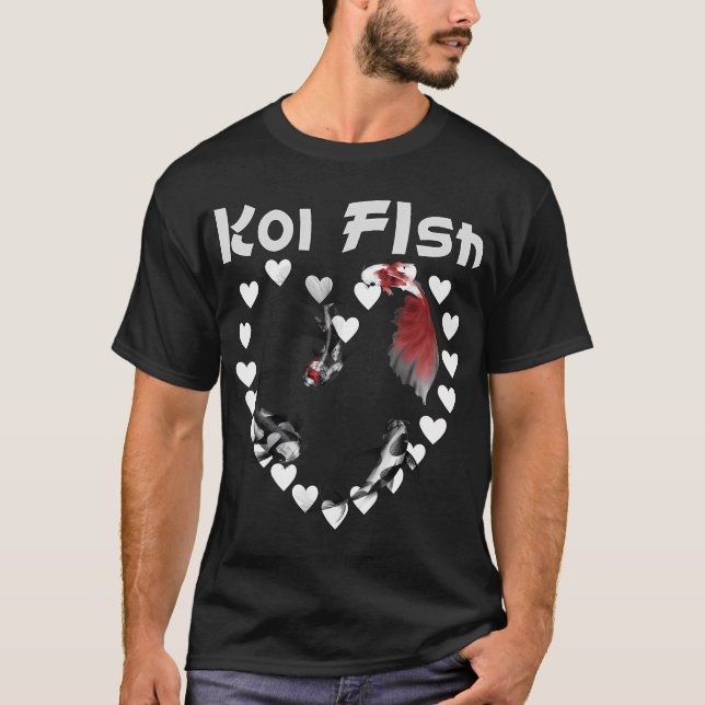 Koi Fish Breeder Lover Design T-Shirt (Front)