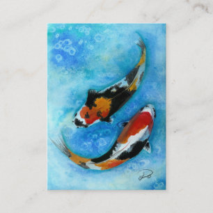 Koi Fish Business Card