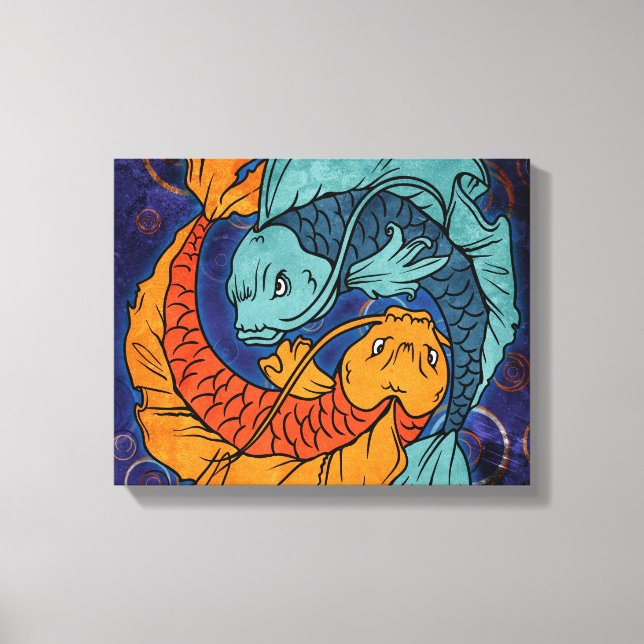 Koi Fish Canvas Print (Front)