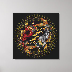 Koi Fish Canvas Print