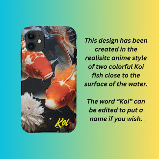 Koi fish iPhone 11 case