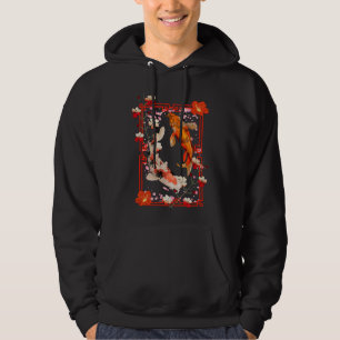 Koi Fish Coi Carp Nishikigoi Fish Japanese Cherry Hoodie