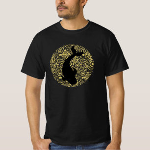 Koi Fish Cool Black T-Shirt